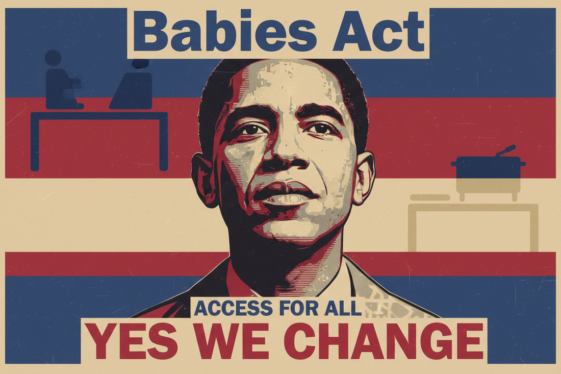 Mächtigster Papi der Welt verankert Zugang zu Wickeltischen in Gesetz