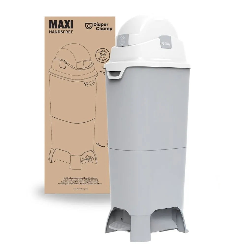 Windelabfallbehälter DiaperChamp MAXI Handsfree - ohne Nachfüllkassett ...