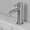 Vanne de lavabo en acier inoxydable mat