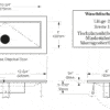 Waste flap for installation in washbasin cover