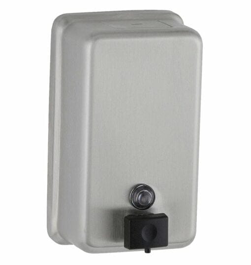 ECONOM - Stainless steel soap dispenser for surface mounting