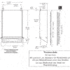 Distributeur de serviettes en papier de Bobrick pour montage sur miroir arrière, acier inoxydable
