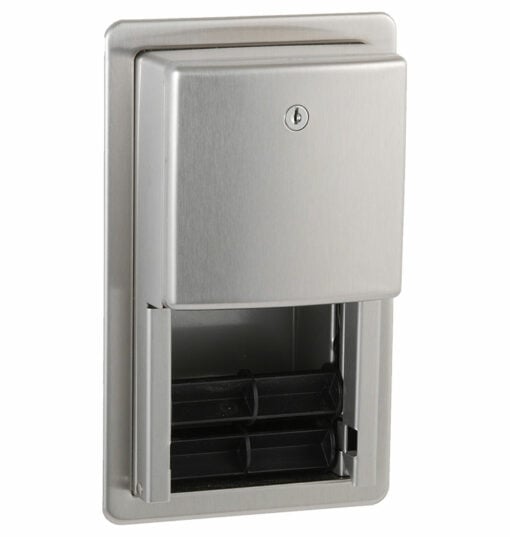 WC-Rollenhalter, Contura, für 2 Rollen, teilweiser Wandeinbau, B-4388.0