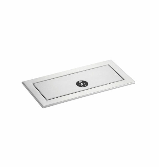 Waste flap for installation in washbasin cover