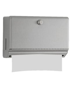 Paper Towel Dispenser Bobrick Turn Knob Stainless Steel Matt