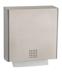 Paper towel dispenser stainless steel matt Proox Pu-100