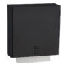 Distributore di asciugamani di carta in acciaio inox nero Proox DP-100