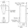 ECONOM - Stainless steel soap dispenser for surface mounting