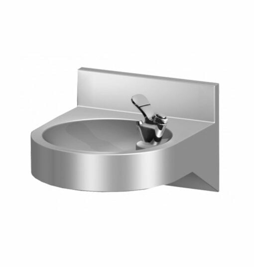 Fontaine EASY, montage mural, acier inoxydable
