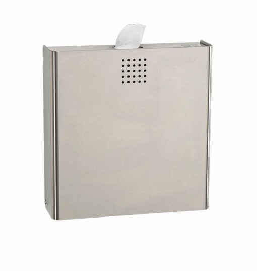 Hygiene waste bin stainless steel matt Proox