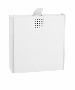Hygienic waste bin white Snowfall Proox