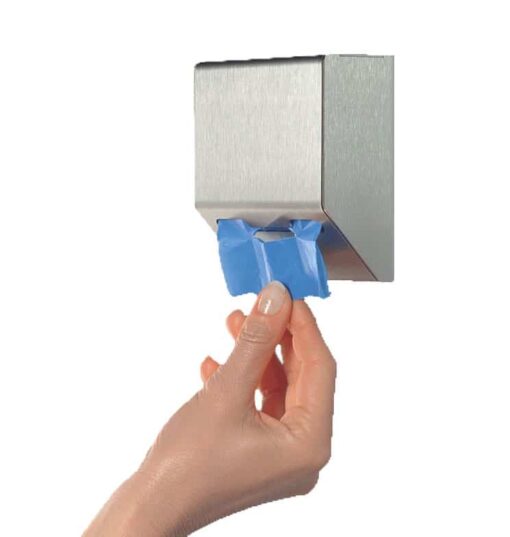 Hygiene bag dispenser stainless steel matt Armatron