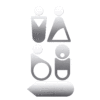 Stainless steel pictograms