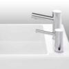Sensor soap dispenser, washbasin installation, LIGHT, chrome-plated brass