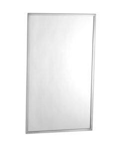 Miroir avec cadre en U bobrick verre ESG Entier