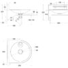 Fontaine EASY, montage mural, acier inoxydable