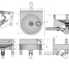 Fontaine EASY, montage mural, acier inoxydable