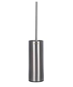 Robust stainless steel toilet brush holder for wall mounting, A250