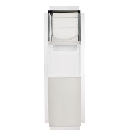 PROOX, combination paper towel dispenser and waste bin for recessed mounting, ZE-201-SF