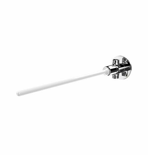 Valvola di chiusura automatica per lavabo, per azionamento a ginocchio