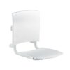 Shower seat white-coated for hanging