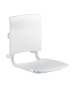 Shower seat white-coated to hang in