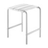 Tabouret de douche aluminium époxy blanc Armatron