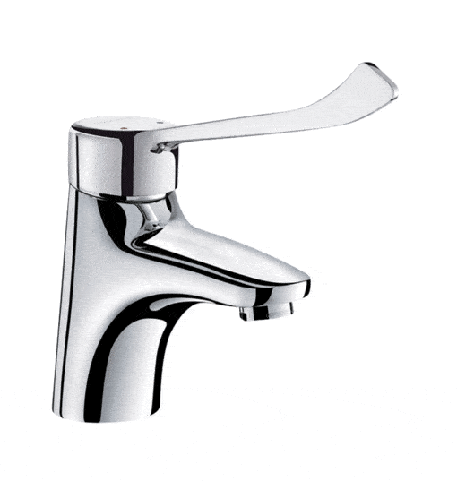 Single lever mixer hygiene lever chrome-plated brass Armatron Delabie