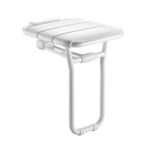 Folding aluminium shower seat Delabie Armatron