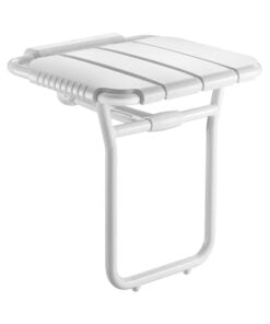 Sedile doccia pieghevole grande, alluminio 510410