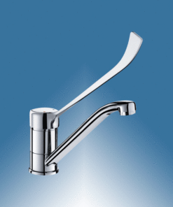 Einhebelmischer Hygienehebel Schwenkauslauf Delabie Armatron