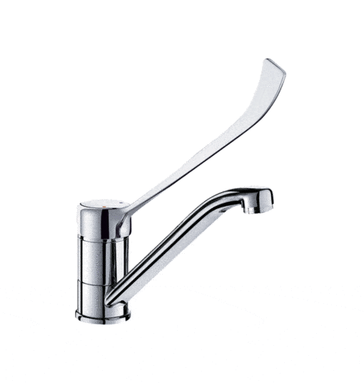 Single lever mixer Hygiene lever Swivel spout Delabie Armatron