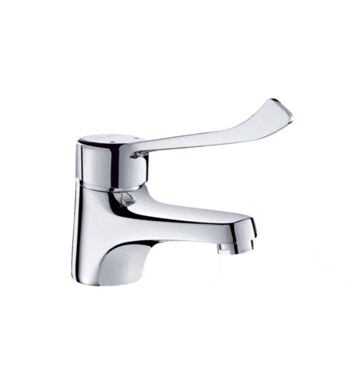 Single-lever mixer Hygiene lever Brass chrome-plated Armatron Delabie