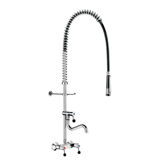 Dishwashing shower to the wall Two-hand Delabie
