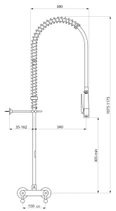 Geschirrspuelbrause_Wand_ADL-5636.8_Zeichnung