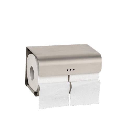 PROOX, zweifacher WC-Rollenhalter im Querformat, Proox, PU-382