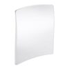 Backrest for shower seat white coated