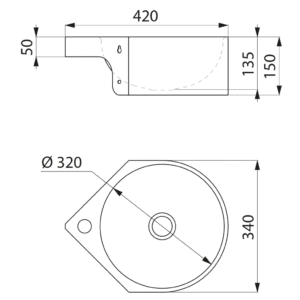 Waschbecken_G-Line_ADL-0211550008.0_Zeichnung