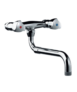 Two-handle Faucet Wall Commercial Kitchen Faucet Delabie