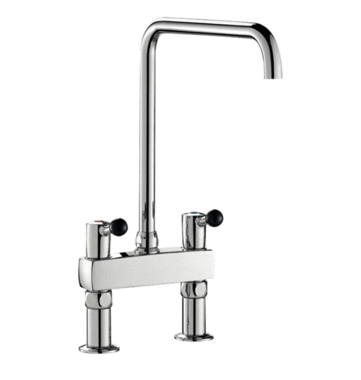 Two-hole mixer tap catering Delabie 5603