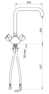 Einloch_Mischbatterie_200_ADL-G66452.4_Zeichnung