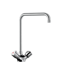 Single-hole mixer kitchen tap 200 mm spout