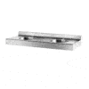 Lavabo doppio in acciaio inox con foro per rubinetto Delabie Armatron