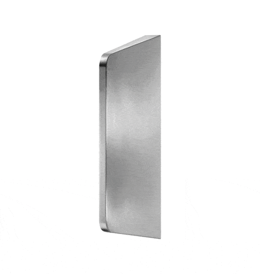 Pubic Wall Urinal Partition 700 mm Stainless Steel Armatron