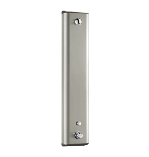 Pannello miscelatore doccia autobloccante in acciaio inox Delabie
