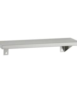 Wall shelf stainless steel Bobrick shelf