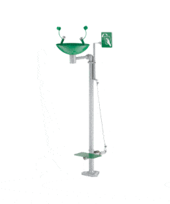 Delabie eye shower, floor-standing