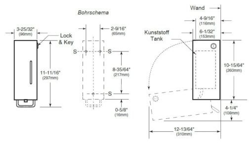 Seifenspender B26607 Zeichnung