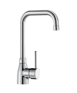 Single lever mixer with swivel spout Delabie