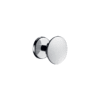 Wall hook single stainless steel chrome-plated